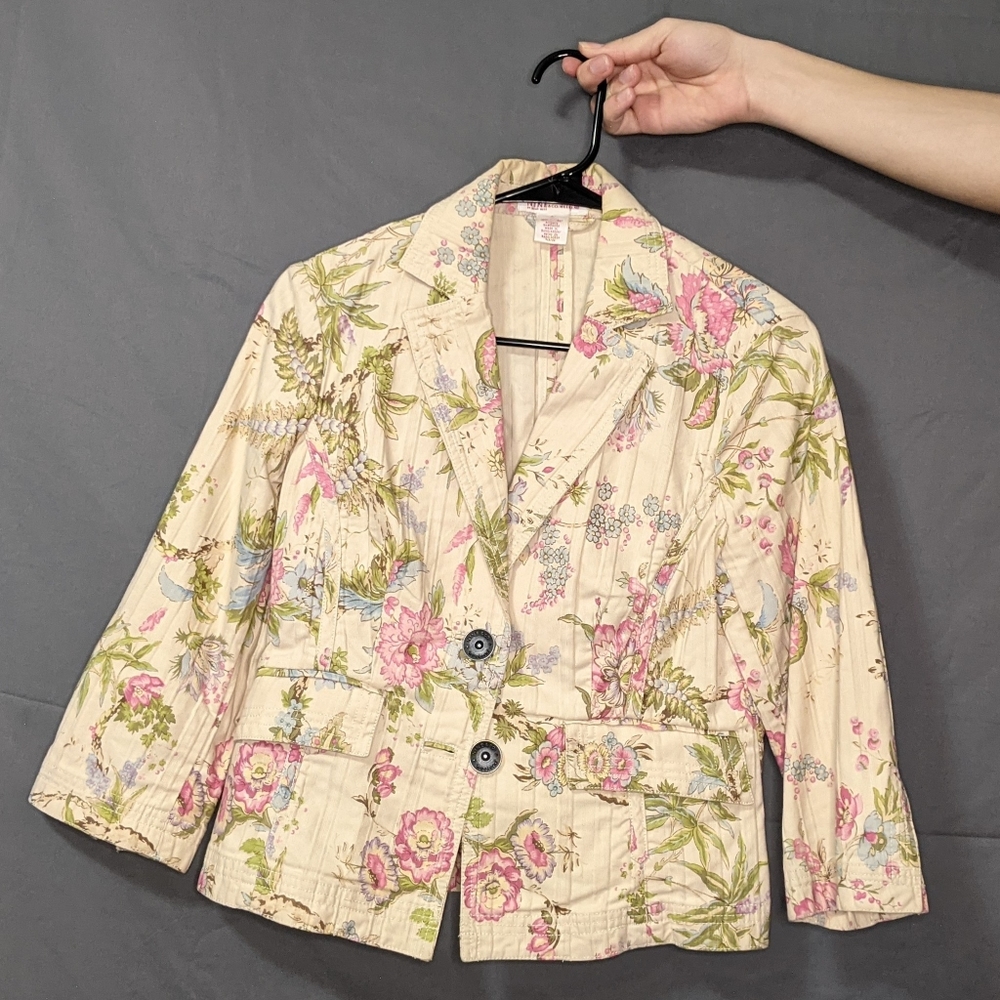 Floral print Blazer